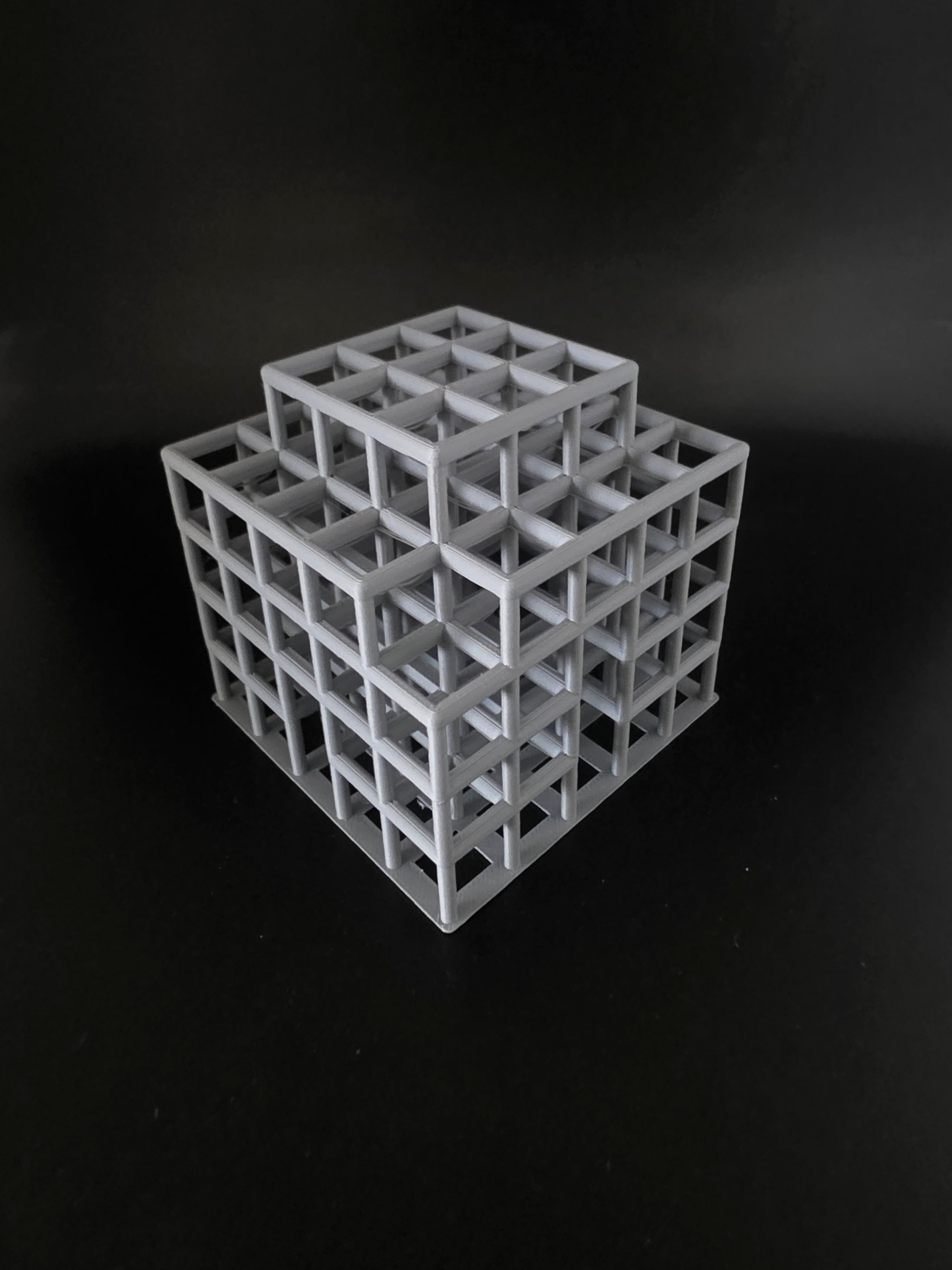 Fraktaler Garnelen Gitterwürfel