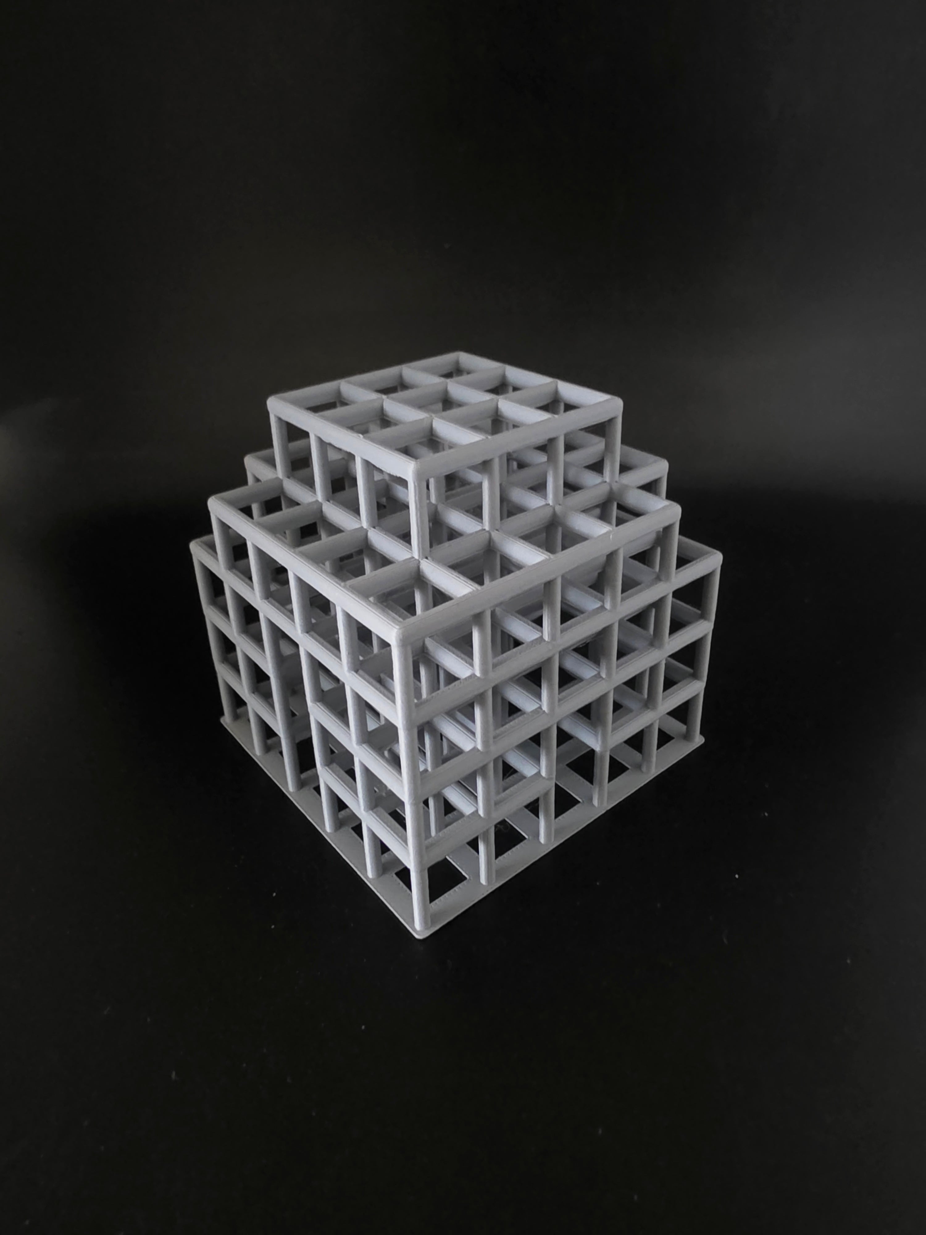 Fraktaler Garnelen Gitterwürfel