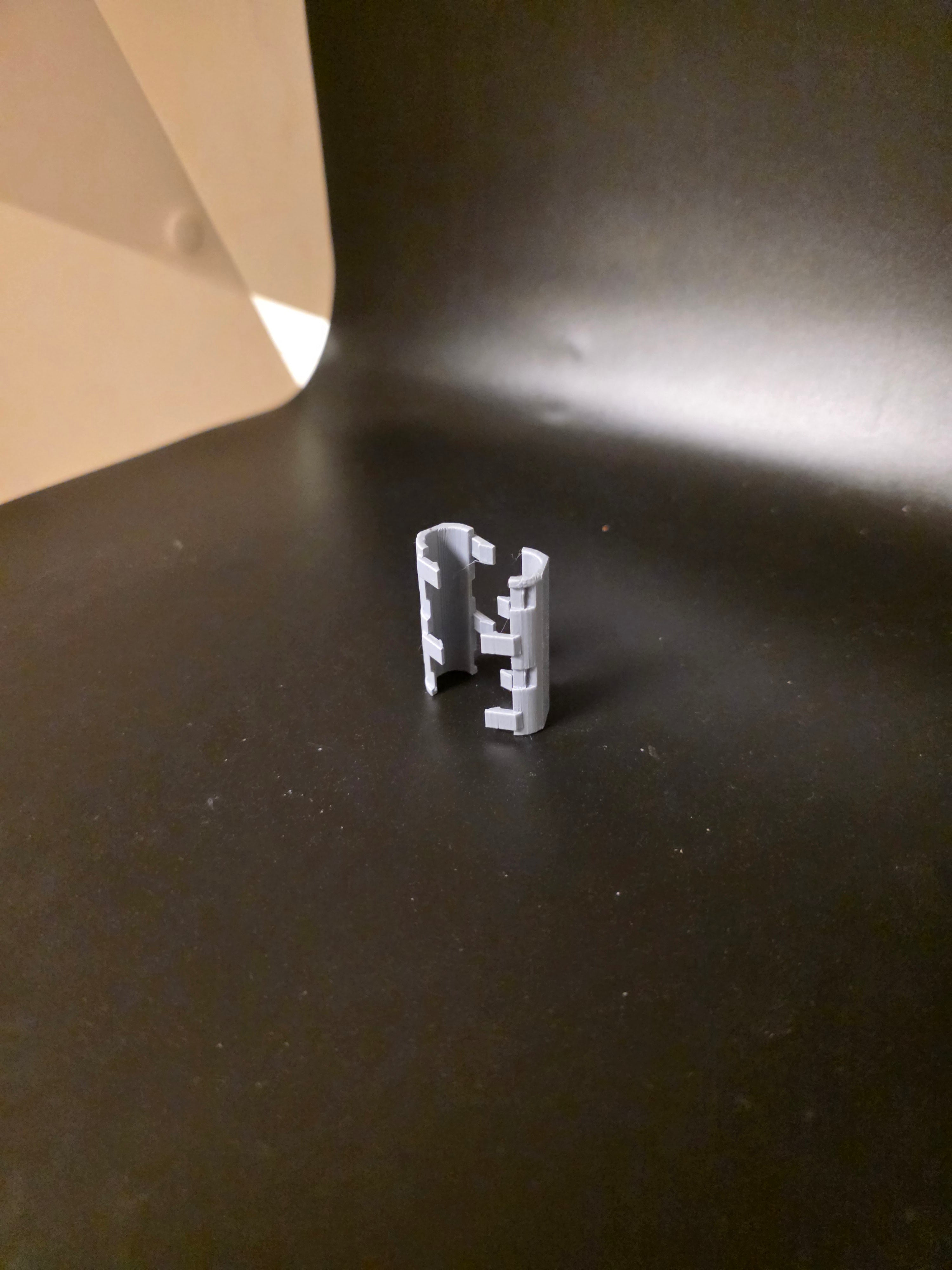 Klippschiene für Kleintiere – Prototyp