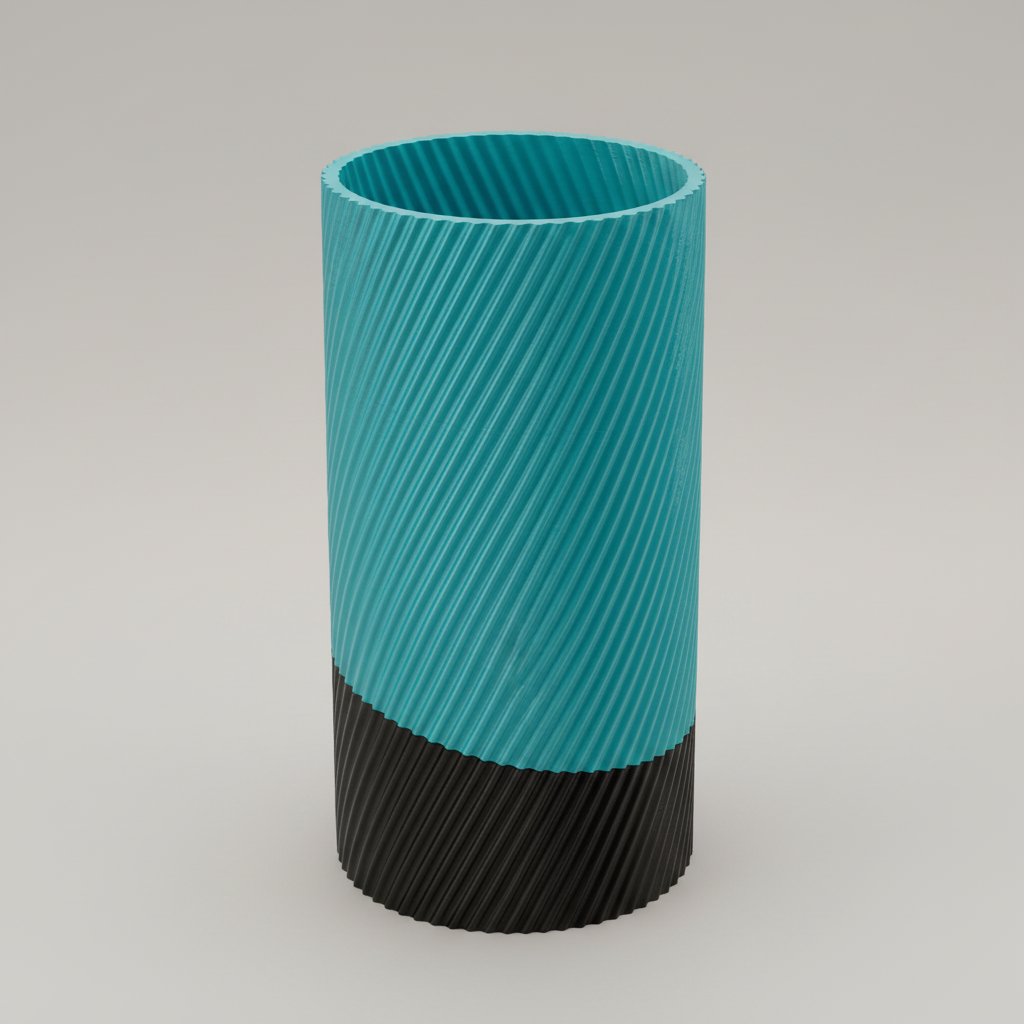 3D-gedruckter Behälter – Produktfoto