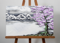 Baum bei Mondschein – 3D-Wanddekoration | Coldfinger 3D