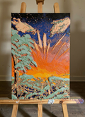 Sonnenuntergang – 3D-Wandkunst handgefertigt | Coldfinger 3D