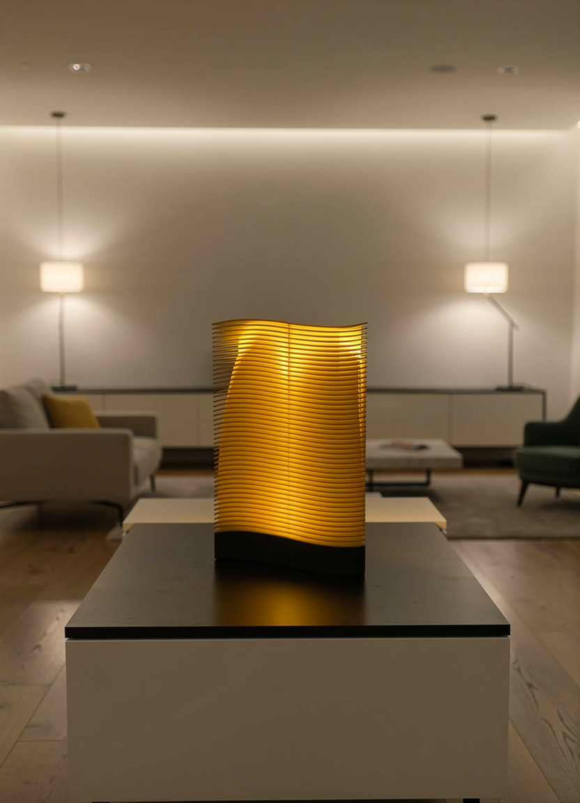 Teelichthalter Wellenmuster – 3D-gedruckt | Coldfinger 3D