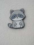 Waschbär Pinwandmagnet, 3D-gedruckt, ca. 45mm