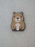Capybara Pinwandmagnet, 3D-gedruckt, ca. 45mm