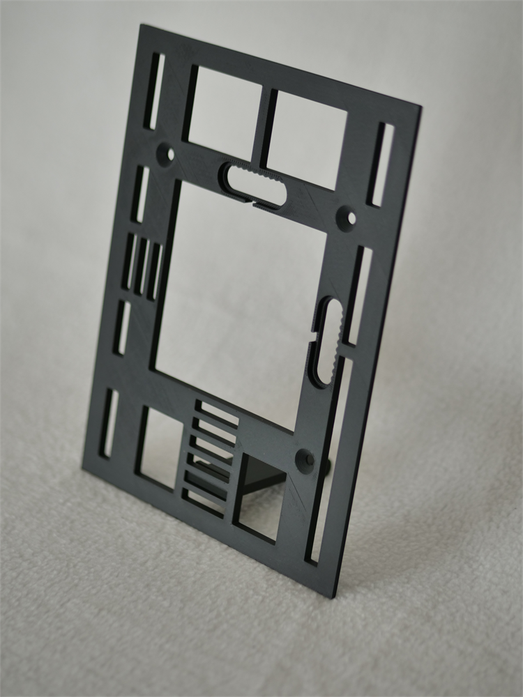 Magnetischer Bilderhalter 150×200 mm, Seitenansicht mit Ständer