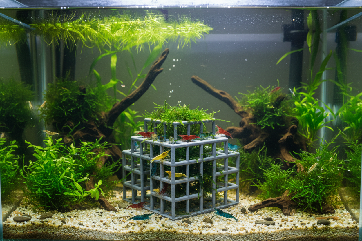 Fraktaler Garnelen Gitterwürfel – Aquarium Lifestyle