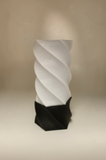 Teelichthalter Twisted Spiral Raute – unbeleuchtet
