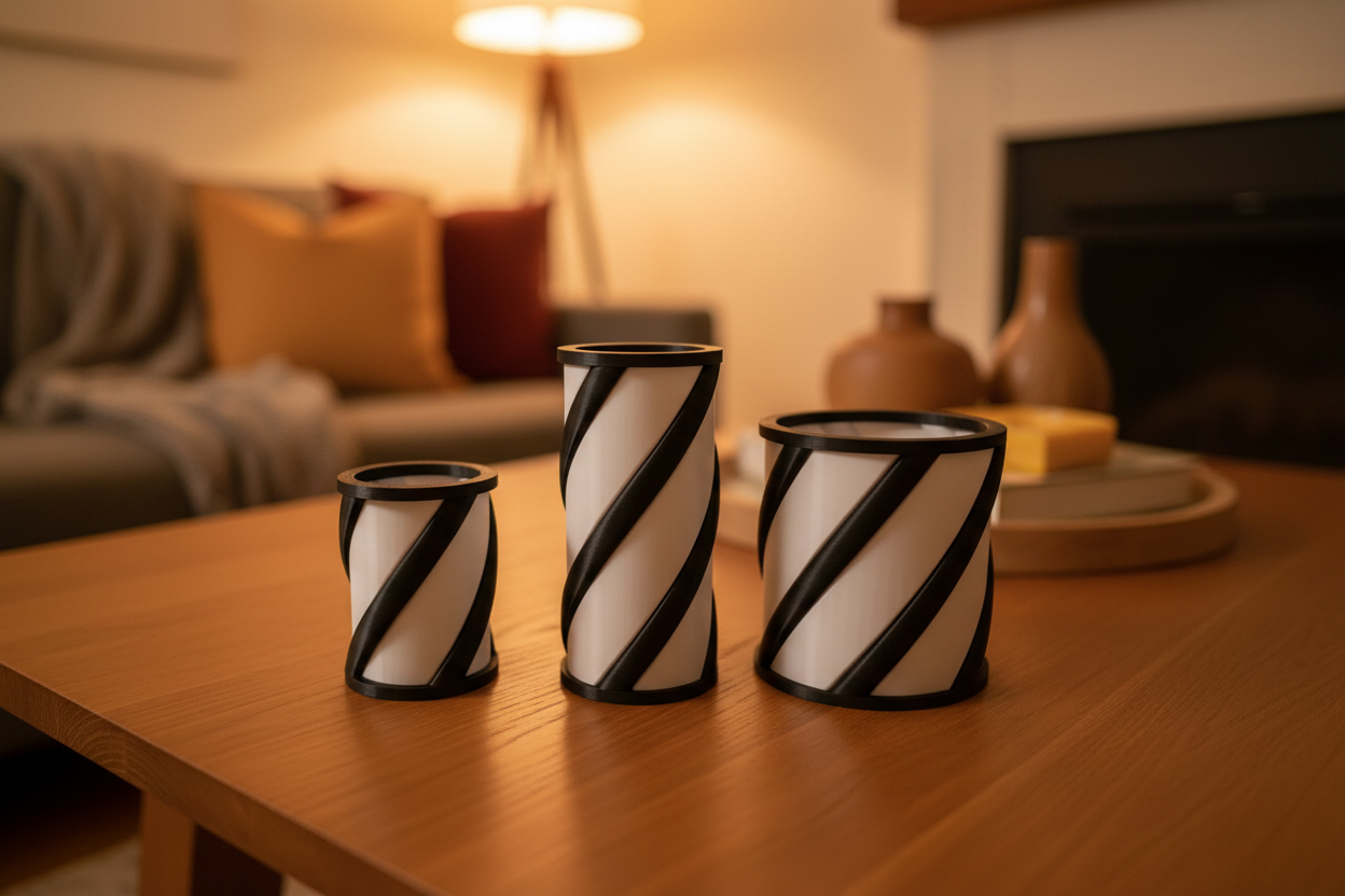 Teelichthalter Spirale abgeschlossen – Lifestyle