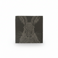 Schiefer-Untersetzer Hase – Lasergravur | Coldfinger 3D