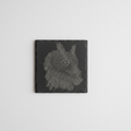 Schiefer-Untersetzer Eule – Lasergravur | Coldfinger 3D